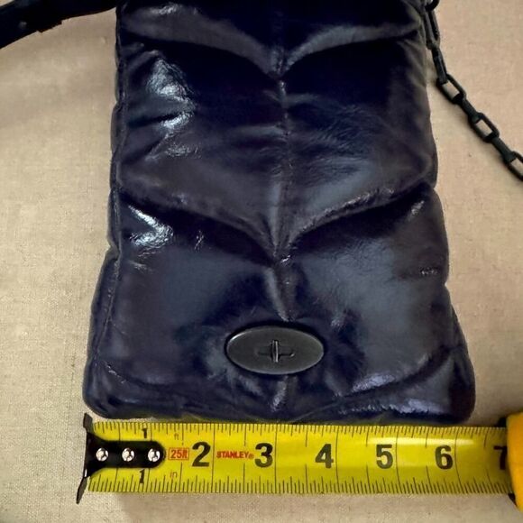 Mulberry Softie Phone Pouch Glossy Smooth Sapphire NWT - Picture 7 of 14